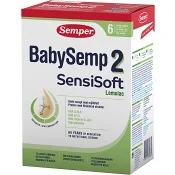 Tillskottsnäring BabySemp 2 Sensisoft Lemolac Från 6m 700g Semper.