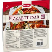 Pizzabottnar Glutenfria 300g Semper.