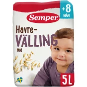 Havrevälling mild Från 8m 5l Semper.