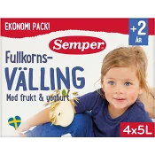 Fullkornsvälling Från 2år 4-p 20l Semper.