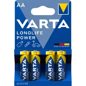 Batteri Longlife power AA 4-p.