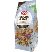 Müsli Papaya &amp; Oat Glutenfri 350g AXA.