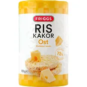 Riskakor med Ostsmak 125g Friggs.