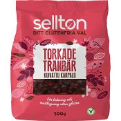 Tranbär Torkade 500g Sellton.