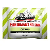 Halstabletter Citrus Sockerfri 25g Fisherman's Friend.