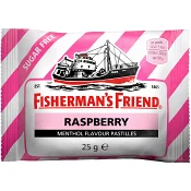 Halstablett Hallon Sockerfri 25g Fisherman´s Friend.