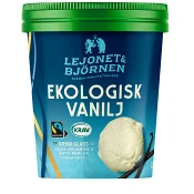 Glass Vanilj Ekologisk 500ml Lejonet &amp; Björnen.