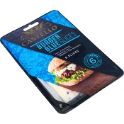 Hamburgerost Blue skivad 150g Castello.