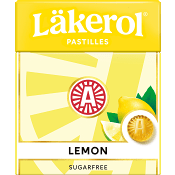 Classic Lemon sockerfri 25g Läkerol.