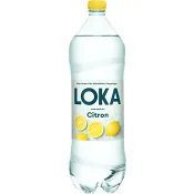 Vatten Kolsyrad Citron 1,5l Loka.