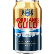 Öl 3,5% 33cl Norrlands Guld.
