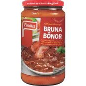 Bruna bönor 520g Findus.