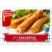 Räkcrepes Fryst 250g Findus.