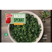 Hackad Spenat 450g Findus.