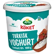 Turkisk yoghurt 10% 1000g Arla Köket®.