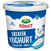 Grekisk yoghurt 10% 1000g Arla Köket®.