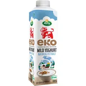 Yoghurt Mild Naturlig fetthalt 3,8-4,5% Ekologisk 1000g Arla Ko®.
