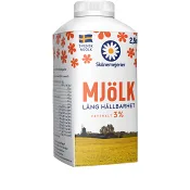 Mjölk Längre hållbarhet 3% 2,5dl Skånemejerier.