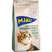 Kattmat Kyckling för kastrerad utekatt 1,4kg Mjau.