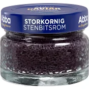 Stenbitsrom svart storkorning 80g Abba.
