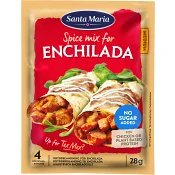 Enchilada Kryddmix Medium 28g Santa Maria.
