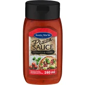 Pizza sauce Tomat &amp; Örter 280g Santa Maria.