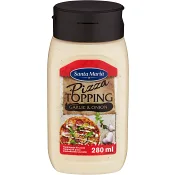 Pizzatopping Garlic &amp; Onion 280g Santa Maria.