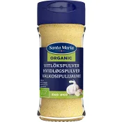 Vitlökspulver Ekologisk 46g Santa Maria.