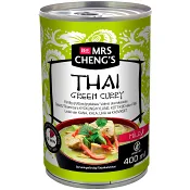 Grytbas Thai green curry Mild 400ml Mrs Chengs.