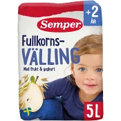 Fullkornsvälling Frukt &amp; yoghurt Från 2år 5l Semper.
