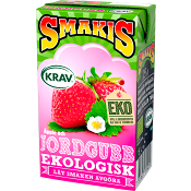 Stilldrink Jordgubb Ekologisk 25cl KRAV Smakis.
