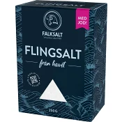 Flingsalt Med jod 250g Falksalt.