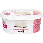 Gräddglass Vanilj utan tillsatt socker 750ml SIA Glass.