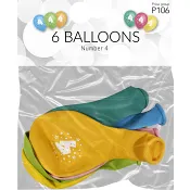 Ballonger 4 6p Happy Party.