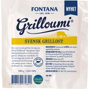 Grilloumi Svensk 200g Fontana.