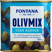 Olivmix Urkärnade 290g Fontana.