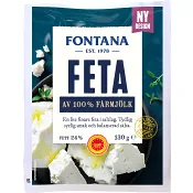 Feta 100% Fårmjölk 130g Fontana.
