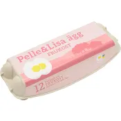 Ägg Frukost Frigående L 12-p Pelle&amp;Lisa.