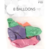 Partyballonger 8-p Happy Party.
