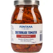 Marinerade Soltorkade tomater Orginal 1000g Fontana.