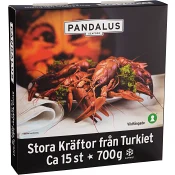 Kräftor 700g 15-p Pandalus.