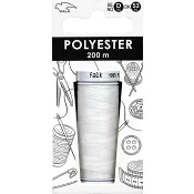 Sytråd Syntet Vit 200m Falk.