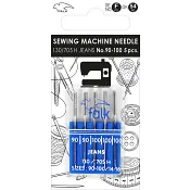 Symaskinsnålar för Jeans 5-p Falk.