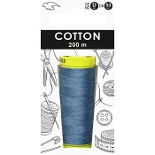 Sytråd Bomull Ljusblå 200m Falk.