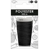 Sytråd Syntet Svart 500m Falk.