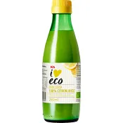Citronjuice Pressad Ekologisk 250ml ICA I love eco.