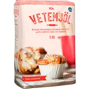 Vetemjöl 5kg ICA.