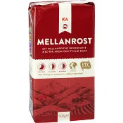 Bryggkaffe, Mellanrost, 500g, ICA.