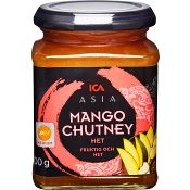 Mango chutney Hot 300g ICA Asia.