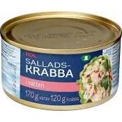 Krabba i vatten 170g ICA.